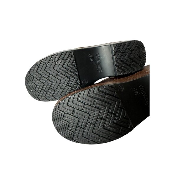 Dansko Womens Brown Leather Clogs Size 39 - Picture 7 of 10